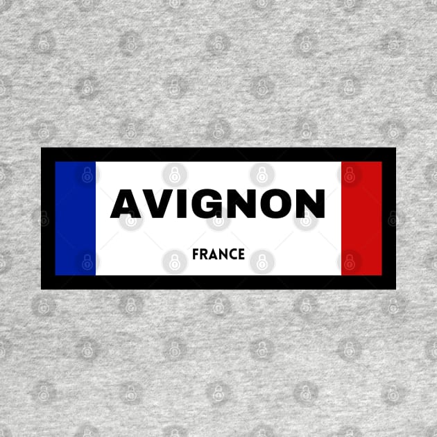 Avignon City in French Flag by aybe7elf